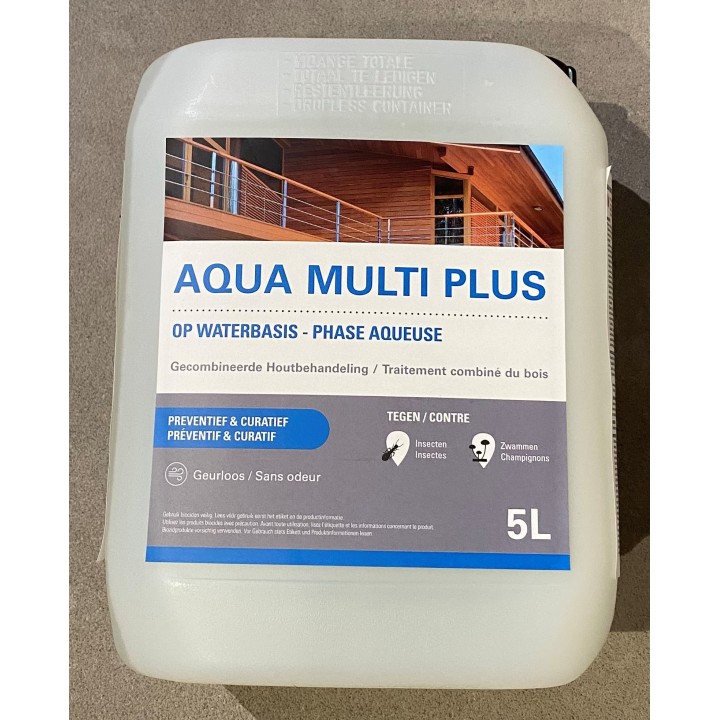 AQUA MULTI PLUS VERT/INCOLORE 5 ET 25 LITRES