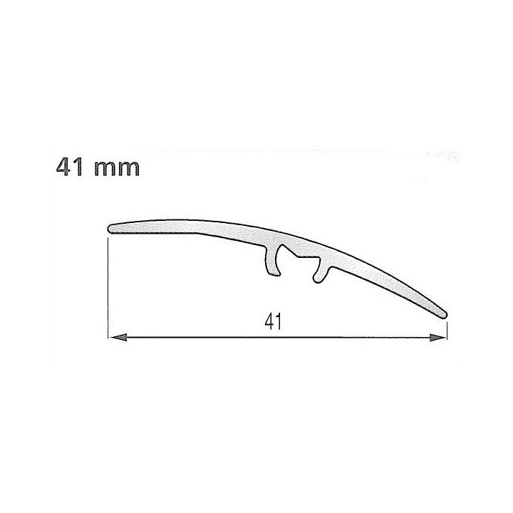 SEUIL OR  ANODISE MULTI-NIVEAUX (41 x 93 mm)