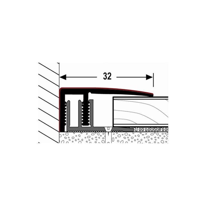 BORDER PLACAGE CHENE (32 mm x 270 cm)
