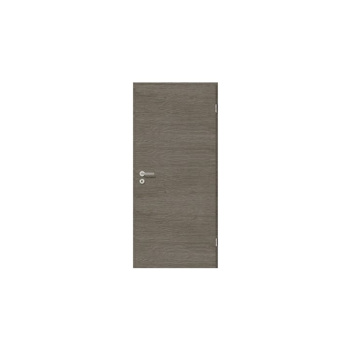 FEUILLE DE PORTE CHENE FONCE 655 X 2020 MM POUSSANT DROIT