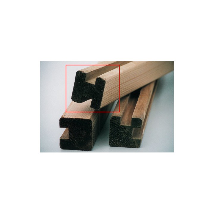 POTEAU RAINURE AMENCHEMENT 9/9 2m50 - 13925
