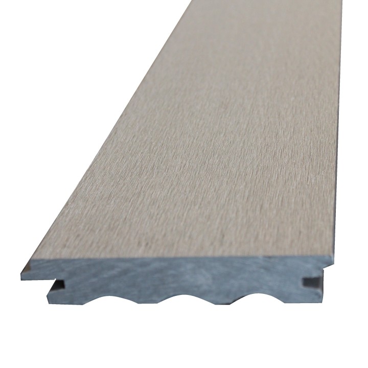 PLANCHER COMPOSITE B-FIX GRIS (25 X 140 mm) 