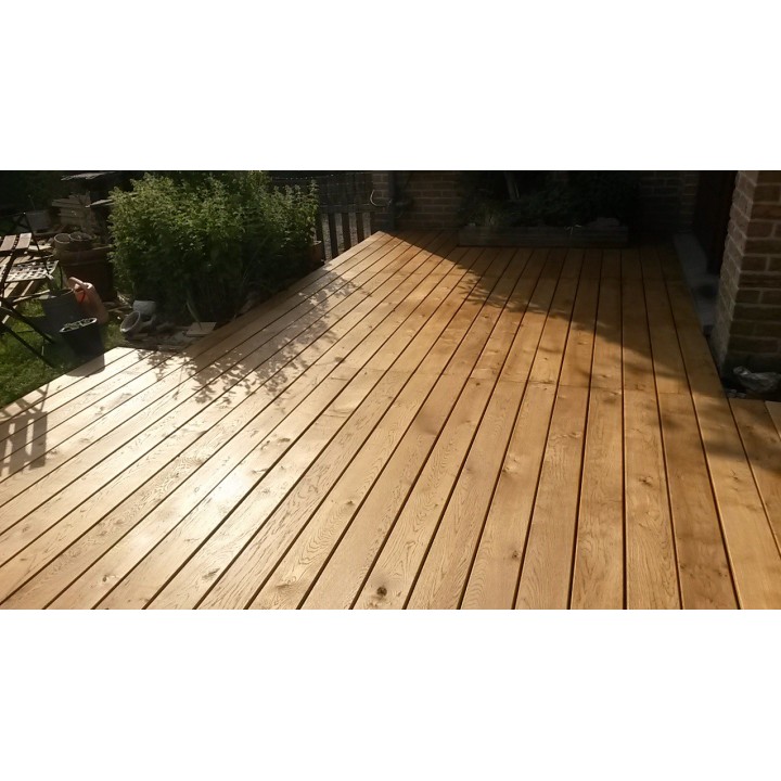 PLANCHER TERRASSE CHENE `BRULE`