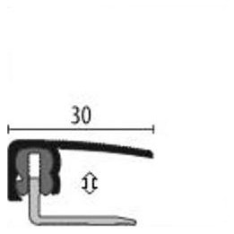 SEUIL D'ARRET PF 787 ALU ARG 30 MM DE 7 A 18 MM