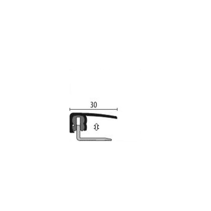 SEUIL D'ARRET PF 787 ALU ARG 30 MM DE 7 A 18 MM