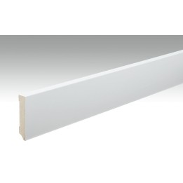 PLINTHE MDF BLANCHE DROITE 14 x 70 x 2500 MM