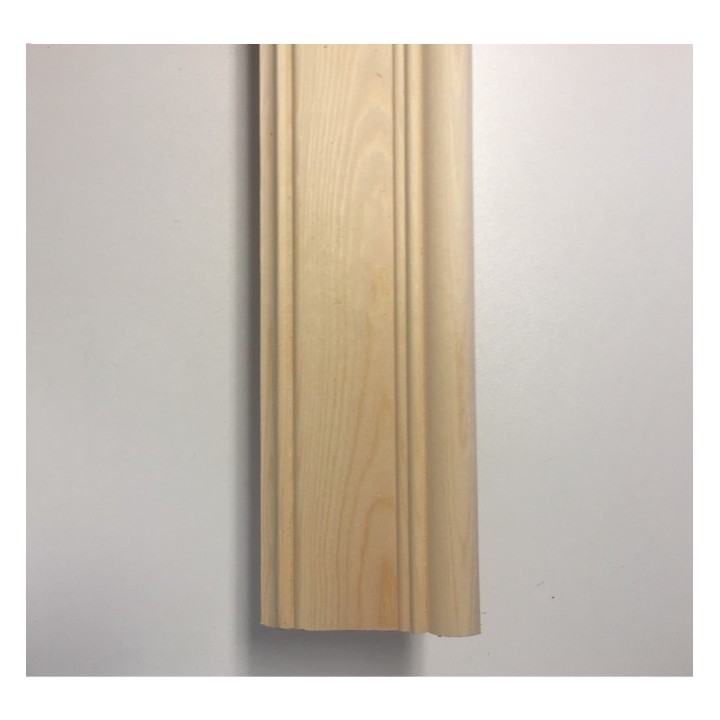 Kit chambranles sapin 22 x 90 mm mouluré