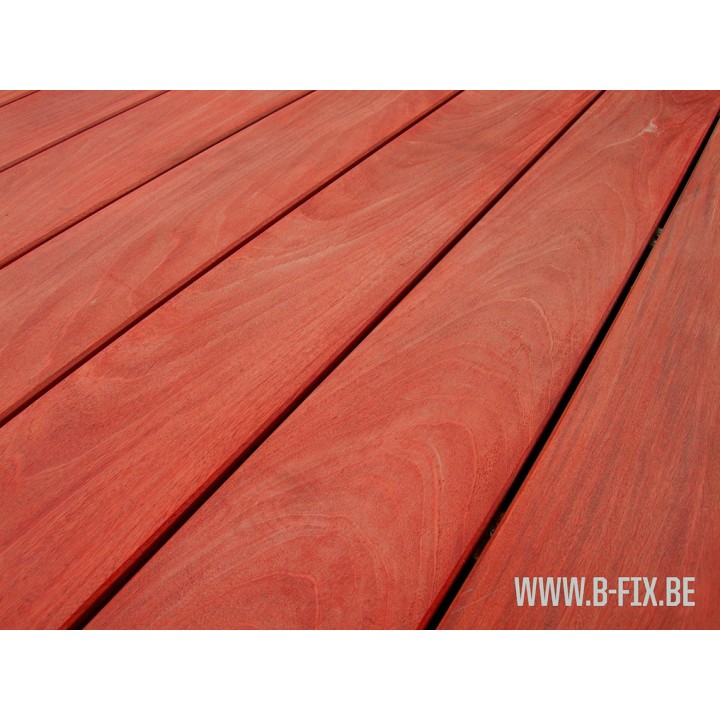 PLANCHER DE TERRASSE EN PADOUCK BFIX (21 x 142 MM) 