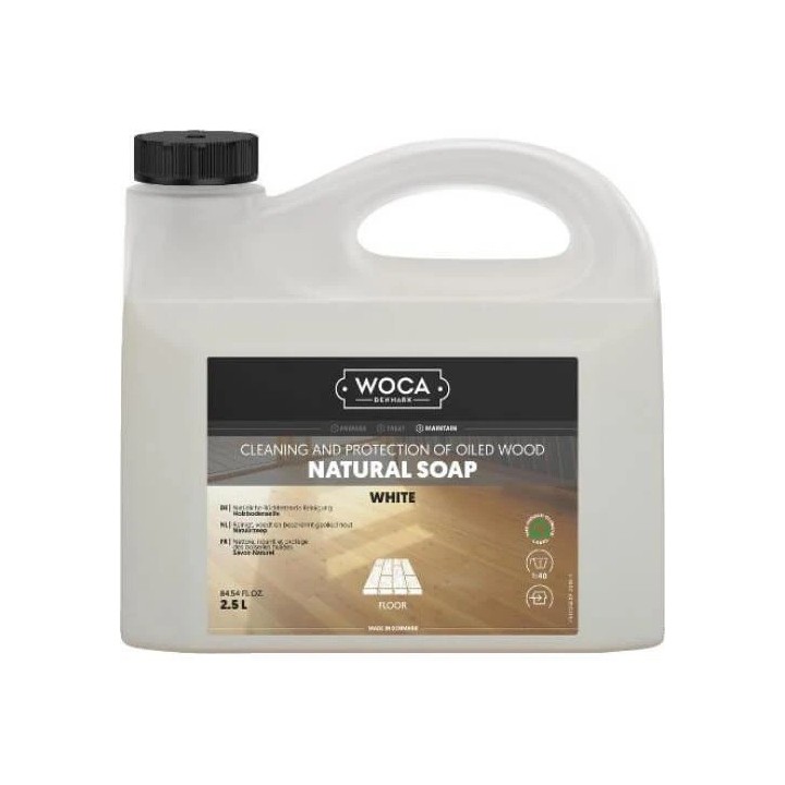 WOCA SAVON NATUREL BLANC - 2.5 l  - T222