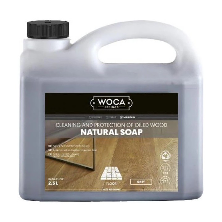 WOCA SAVON NATUREL GRIS - 2.5 l  - T2 114-2