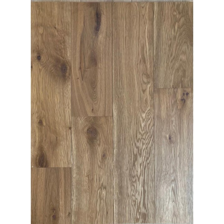 PARQUET CHENE 14/3X150 MIX BROSSE FUME HUILE UV NATUREL