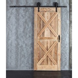 RAIL NOIR 200 CM POUR PORTE COULISSANTE
