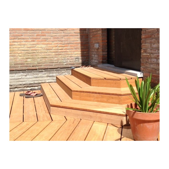 PLANCHER DE TERRASSE EN BAMBOU CEYLON  (18 X 137 MM)