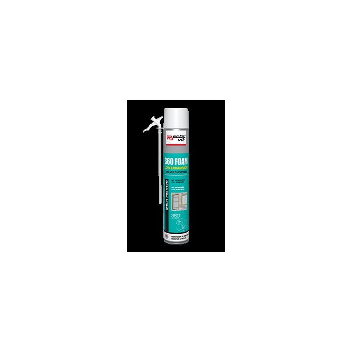 RECTAVIT FOAM 360 LOW EXPANSION 800 ML - USAGE UNIQUE