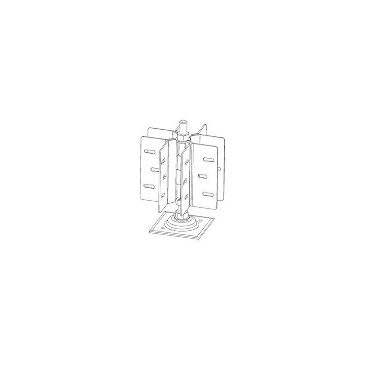 Pied réglable pour système Co'Met