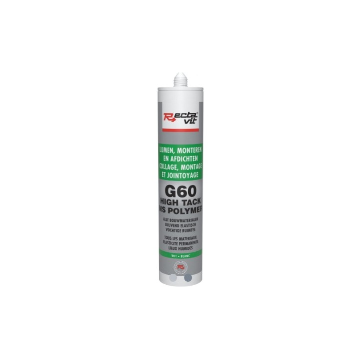 COLLE DE MONTAGE HIGH TACK/BLANC G60 290 ML
