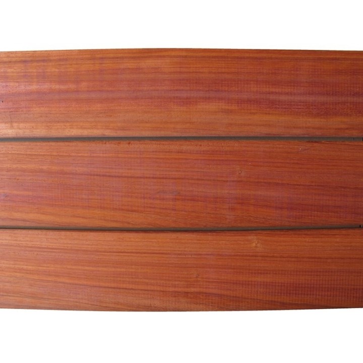 PLANCHER DE TERRASSE EN PADOUK Hardwood Clip (21 x 143 mm)