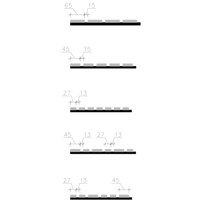 LAMBRIS ACOUSTIQUE AKU PANEL 27MM DURBUY 610 X 2070 MM