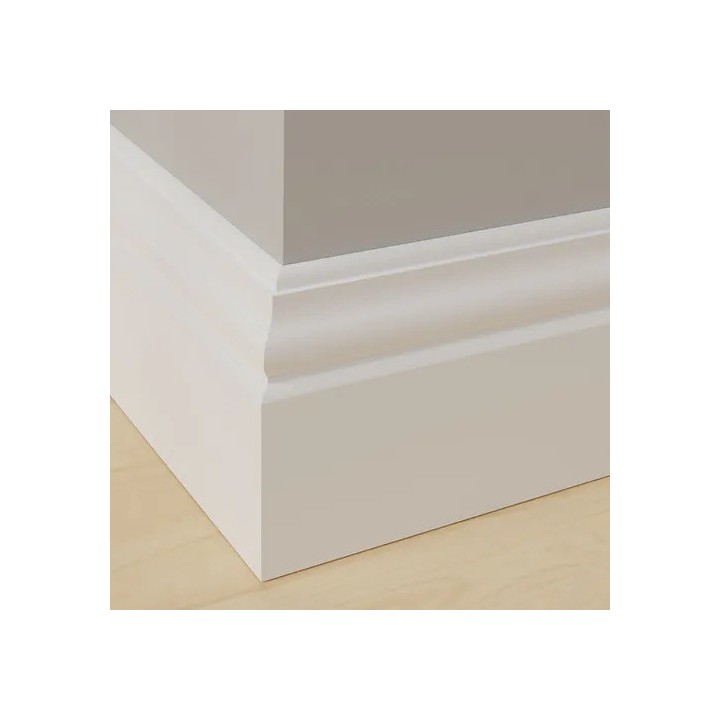 PLINTHE BOIS PREPEINTE ATLANTA 20 X 120 x 2600 MM