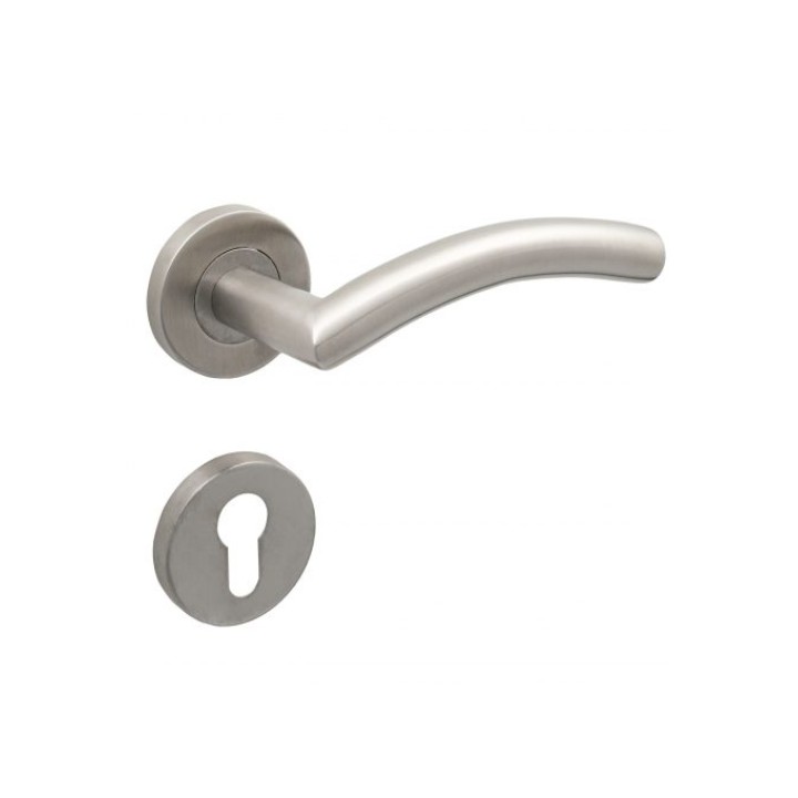 CLENCHE MILA 17 INOX ROSACE CYLINDRE 21
