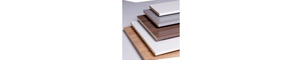 Mélaminés : panneaux, planches, tablettes