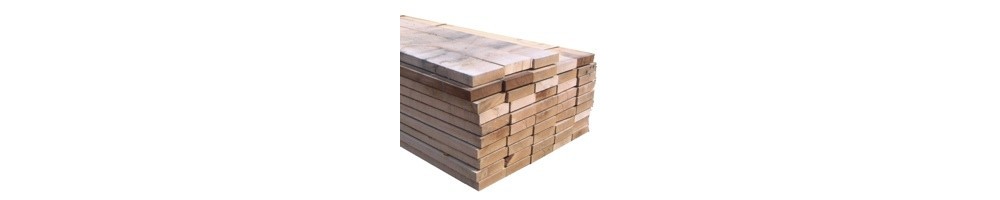Bois avivés pour la menuiserie. Planches à bords droits.