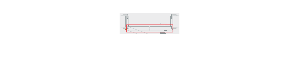 Feuille de porte décor chêne horizontal clair