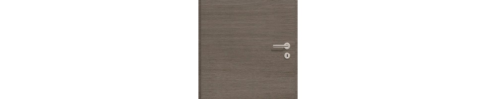 Accessoires porte décor chêne horizontal foncé