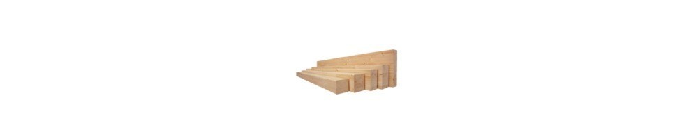 Poutres lamellé collé pour charpente en bois 