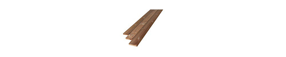Terrasse pin thermowood