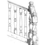 Poteaux d'escalier
